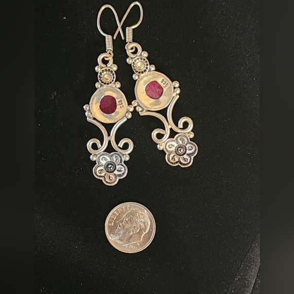 Cherry Ruby Earrings - Picture 2 of 3